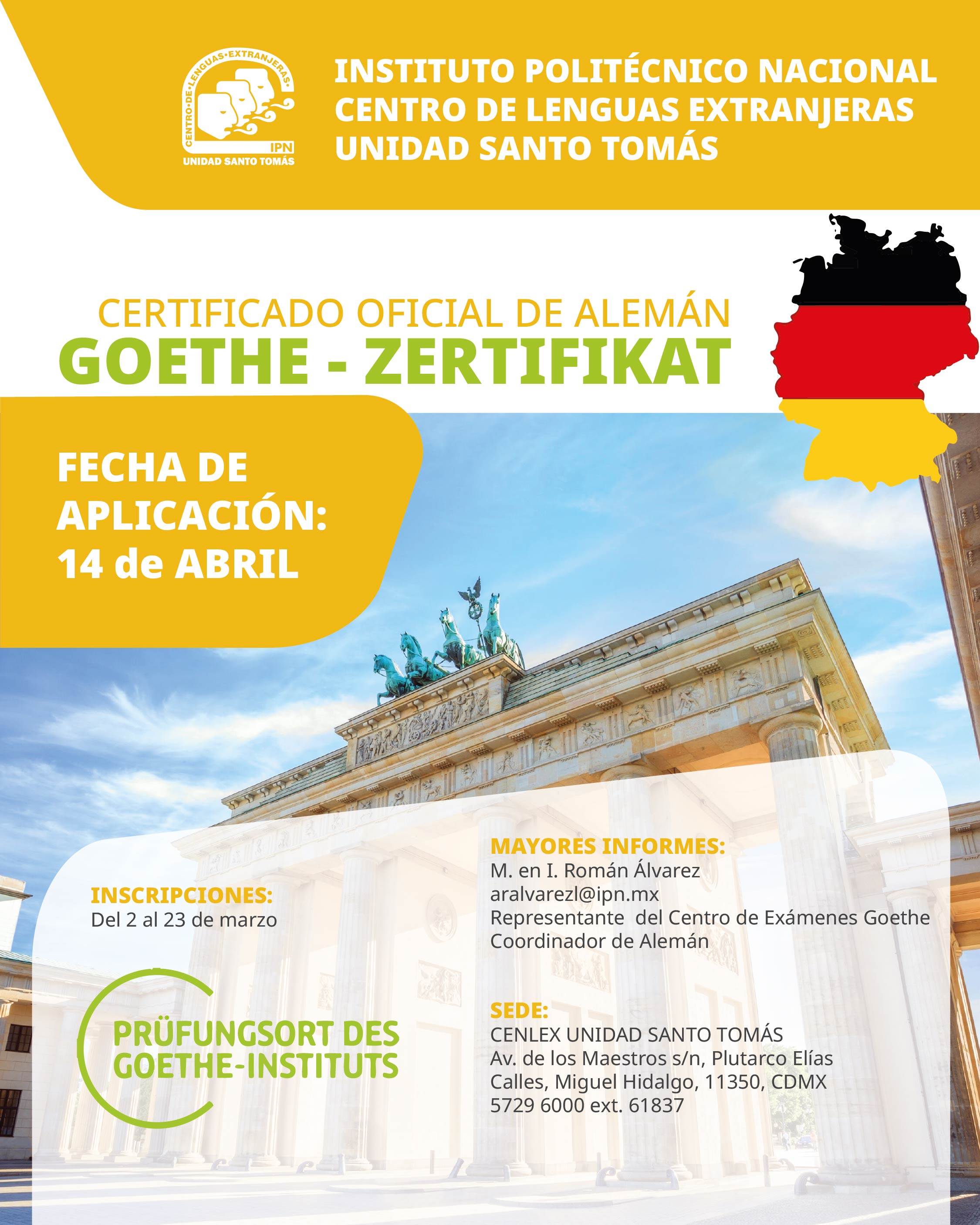 Certificación Alemán Goethe